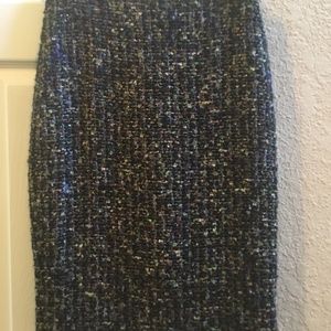 Tweed pencil skirt